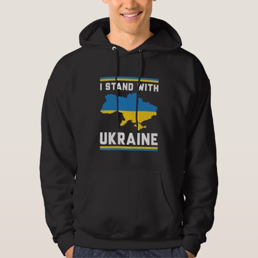 I Stand With Oekraïne Hoodie (Voorkant)