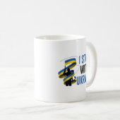 I Stand With Oekraïne Koffiemok (Voorkant rechts)