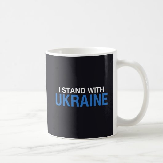 I Stand With Oekraïne Koffiemok (Rechts)