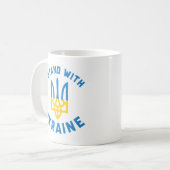 I Stand With Oekraïne Koffiemok (Voorkant links)