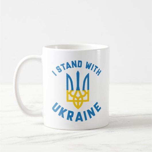 I Stand With Oekraïne Koffiemok (Links)