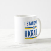 I Stand With Oekraïne Koffiemok (Voorkant rechts)