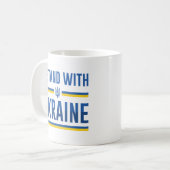 I Stand With Oekraïne Koffiemok (Voorkant links)