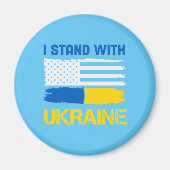 I Stand With Oekraïne Magneet (Voorkant)