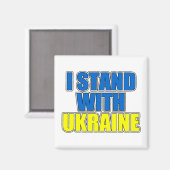 I Stand With Oekraïne Magneet (Voorkant / Achterkant)