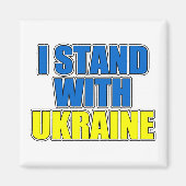 I Stand With Oekraïne Magneet (Voorkant)