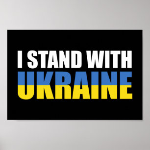 I Stand With Oekraïne Poster