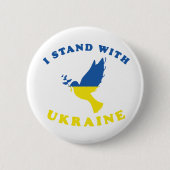 I Stand With Oekraïne Ronde Button 5,7 Cm (Voorkant)