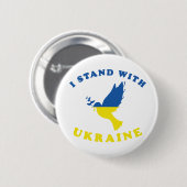 I Stand With Oekraïne Ronde Button 5,7 Cm (Voorkant /achterkant)