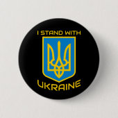 I Stand With Oekraïne Ronde Button 5,7 Cm (Voorkant)