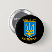 I Stand With Oekraïne Ronde Button 5,7 Cm (Voorkant /achterkant)