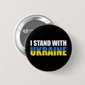 I Stand With Oekraïne Ronde Button 5,7 Cm (Voorkant /achterkant)