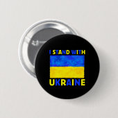 I Stand With Oekraïne Ronde Button 5,7 Cm (Voorkant /achterkant)