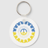 I Stand With Oekraïne Sleutelhanger (Voorkant)