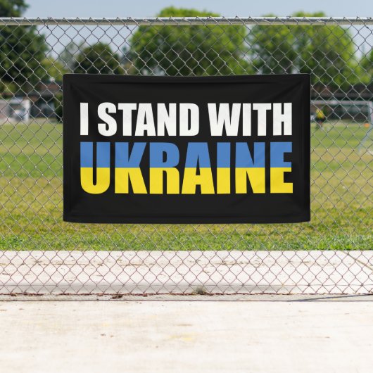 I Stand With Oekraïne Spandoek (Insitu)