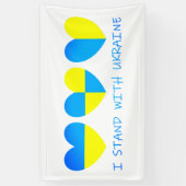 I Stand With Oekraïne Spandoek (Verticaal)