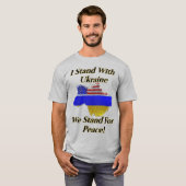 I Stand With Oekraïne T-shirt (Voorkant volledig)