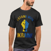 I Stand With Oekraïne T-shirt (Voorkant)