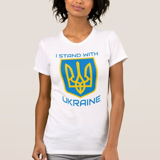 I Stand With Oekraïne T-shirt (Voorkant)