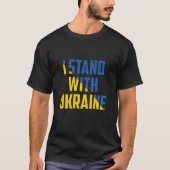 I Stand With Oekraïne T-shirt (Voorkant)