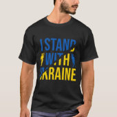 I Stand With Oekraïne T-shirt (Voorkant)
