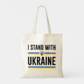 I Stand With Oekraïne Tote Bag (Achterkant)