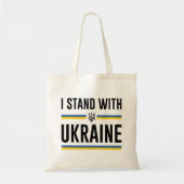 I Stand With Oekraïne Tote Bag (Voorkant)