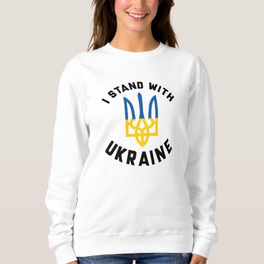 I Stand With Oekraïne Trui (Voorkant)