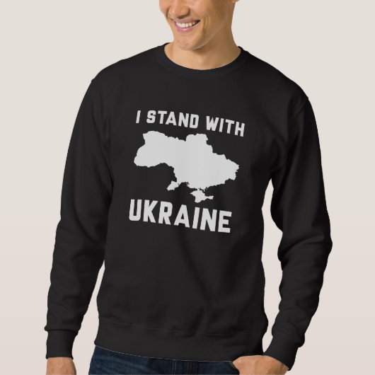 I Stand With Oekraïne Trui (Voorkant)