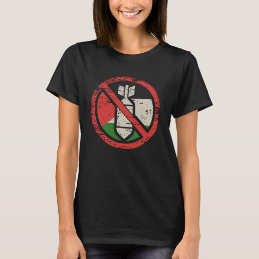 I Stand With Palestine T-shirt (Voorkant)