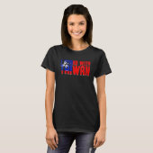 I Stand With Taiwan Retro Taiwanese Flag Support T T-shirt (Voorkant volledig)
