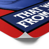 I stand with that woman from Michigan Poster (Hoek)