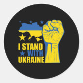 I Stand With Ukraine. Sheet of stickers  (Voorkant)