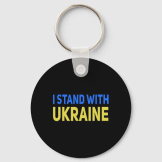 I Stand With Ukraine Support Peace And Save Ukrain Sleutelhanger