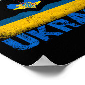 I Stand With Ukraine Support Ukraine Lover Pride U Poster (Hoek)
