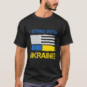 I Stand With Ukraine T-shirt (Voorkant)