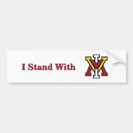 I Stand With VMI Bumpersticker