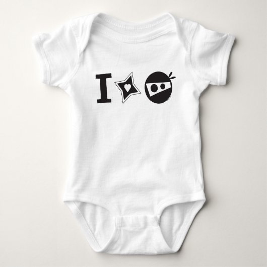I Star Ninja Baby Creeper Romper (Voorkant)