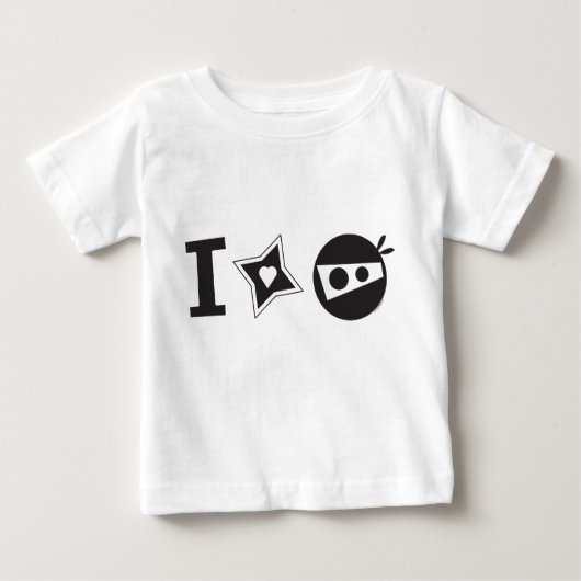 I Star Ninja Baby T-shirt (Voorkant)