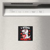 I Steal 67 Hearts Funny 67 Valentine Dinosaur Men  Magneet (Insitu (Vaatwasser))