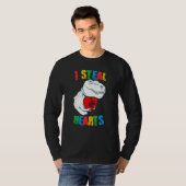 I Steal Hearts Autism Awareness Rex Valentines Day T-shirt (Voorkant volledig)