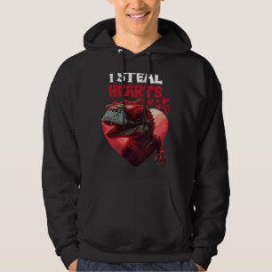 I Steal Hearts Dinosaur Hoodie