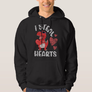 I Steal Hearts Dinosaur Valentijnsdag for Baby Bo Hoodie