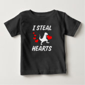 I Steal Hearts grappige jongens Dinosaur Valentijn (Voorkant)