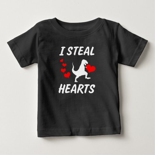 I Steal Hearts grappige jongens Dinosaur Valentijn (Voorkant)