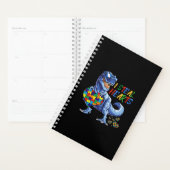 I Steal Hearts Puzzle Autism Awareness Dinosaurs Planner (Display)