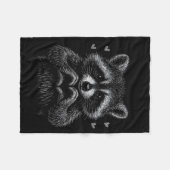 I Steal Hearts Raccoon Valentines Racoon Meme Grap Fleece Deken (Voorkant (Horizontaal))