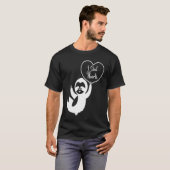 I Steal Hearts Sloth  Valentines Day  1 T-shirt (Voorkant volledig)