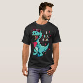 I Steal Hearts Valentijnsdag Dinosaur Boys Valent T-shirt (Voorkant volledig)