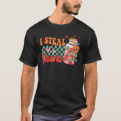 I Steal Hearts Xoxo Retro Groovy Valentines Day Dr T-shirt (Voorkant)